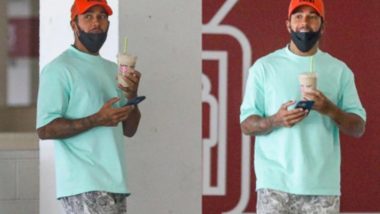 Lewis Hamilton Spotted Chilling on the Streerts of California (See Pics) 